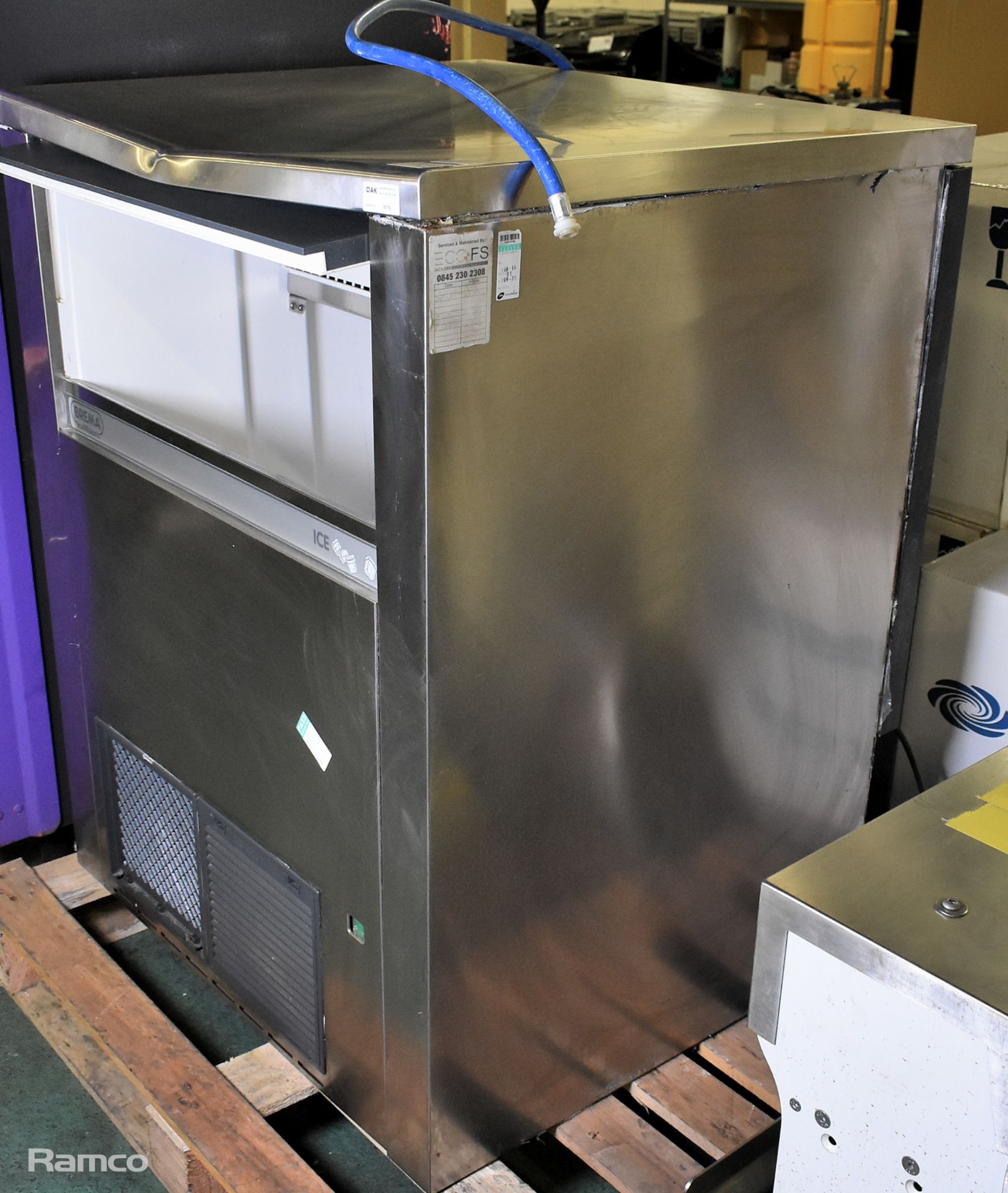 Brema CB1265A-Q stainless steel ice maker - W 840 x D 740 x H 1070mm - DENTED TOP PANEL - Image 5 of 6