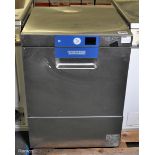 Hobart FX-B-SEF stainless steel dishwasher - 440V 60Hz - W 600 x D 600 x H 820mm