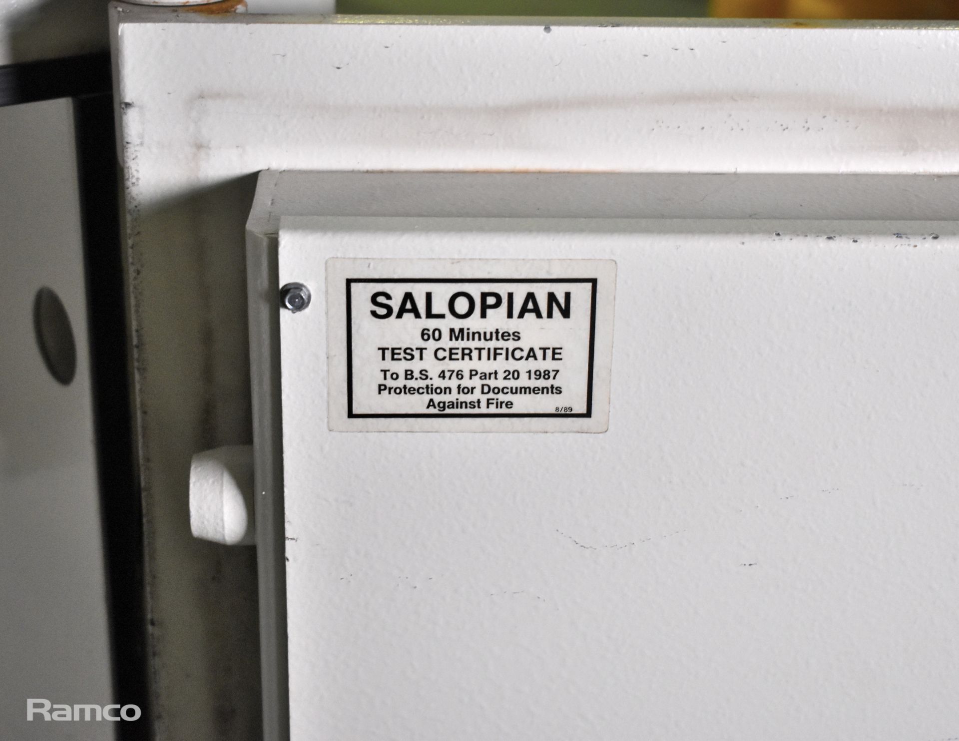 S.M.P. Salopian safe - W 700 x D 720 x H 1070mm - Image 6 of 8