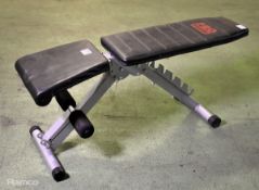 Pro Power adjustable weight bench - W 410 x D 1200 x H 515mm