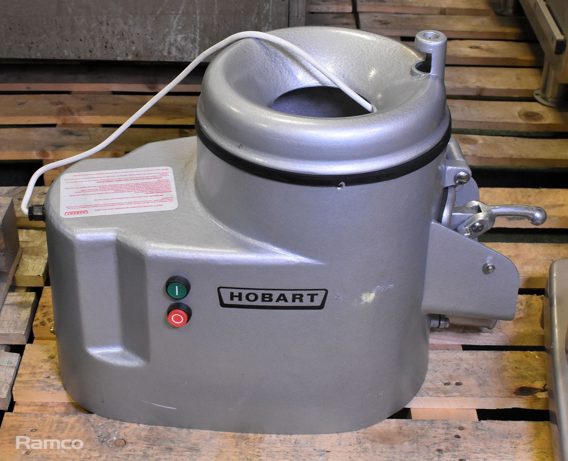 Hobart E6414 electric potato peeler rumbler - 115/120V - 1ph - 60Hz - W 330 x D 620 x H 500mm - Image 7 of 8