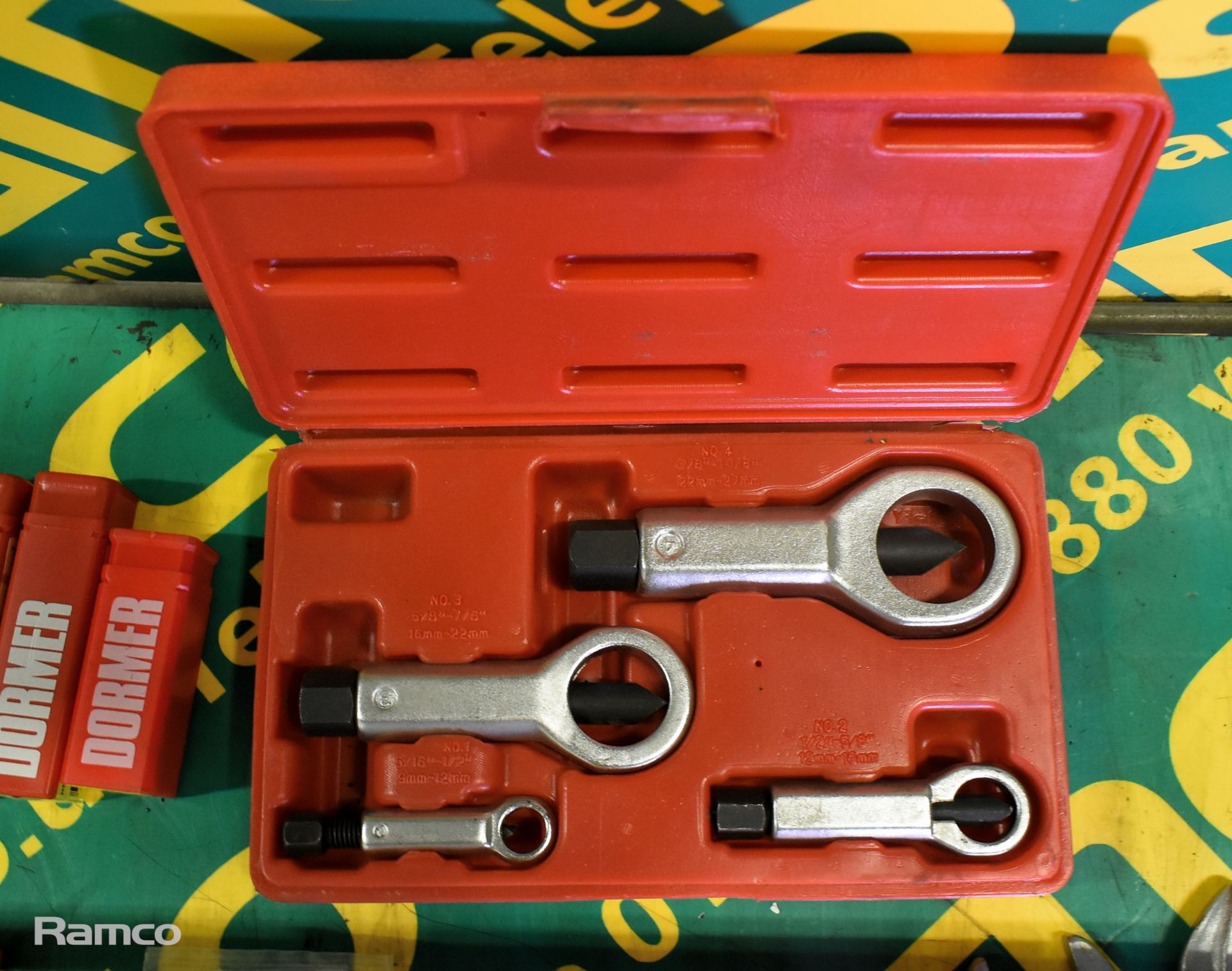 Hand tools - Metric open end spanners, nut splitter set, HSS jobber drill bit metric - Image 7 of 9