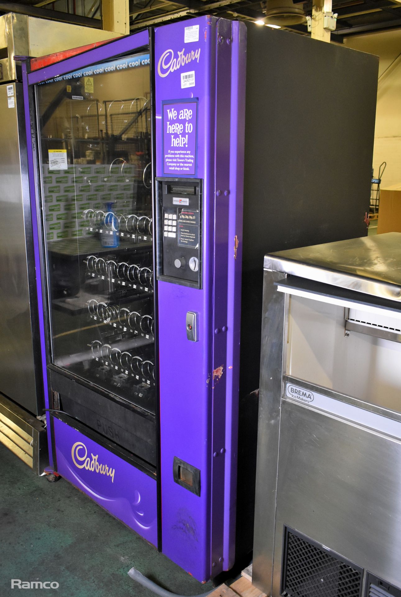 Automatic Products Snack Shop 123A CHILL snacks vending machine - W 1000 x D 900 x H 1850mm - Image 5 of 7