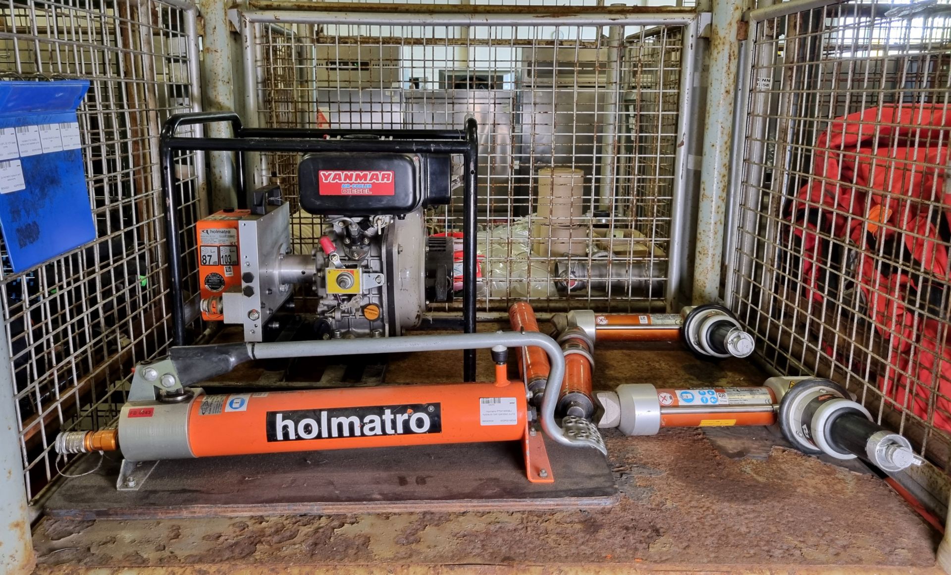 Holmatro SPU 35 YCF diesel pump, Holmatro FTW1800BU hydraulic foot operated pump & more