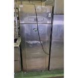 Foster EPREMG500L stainless steel single door upright freezer - W 700 x D 830 x H 1770mm