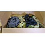 Pallet sized box of scrap textiles - weight 173kg