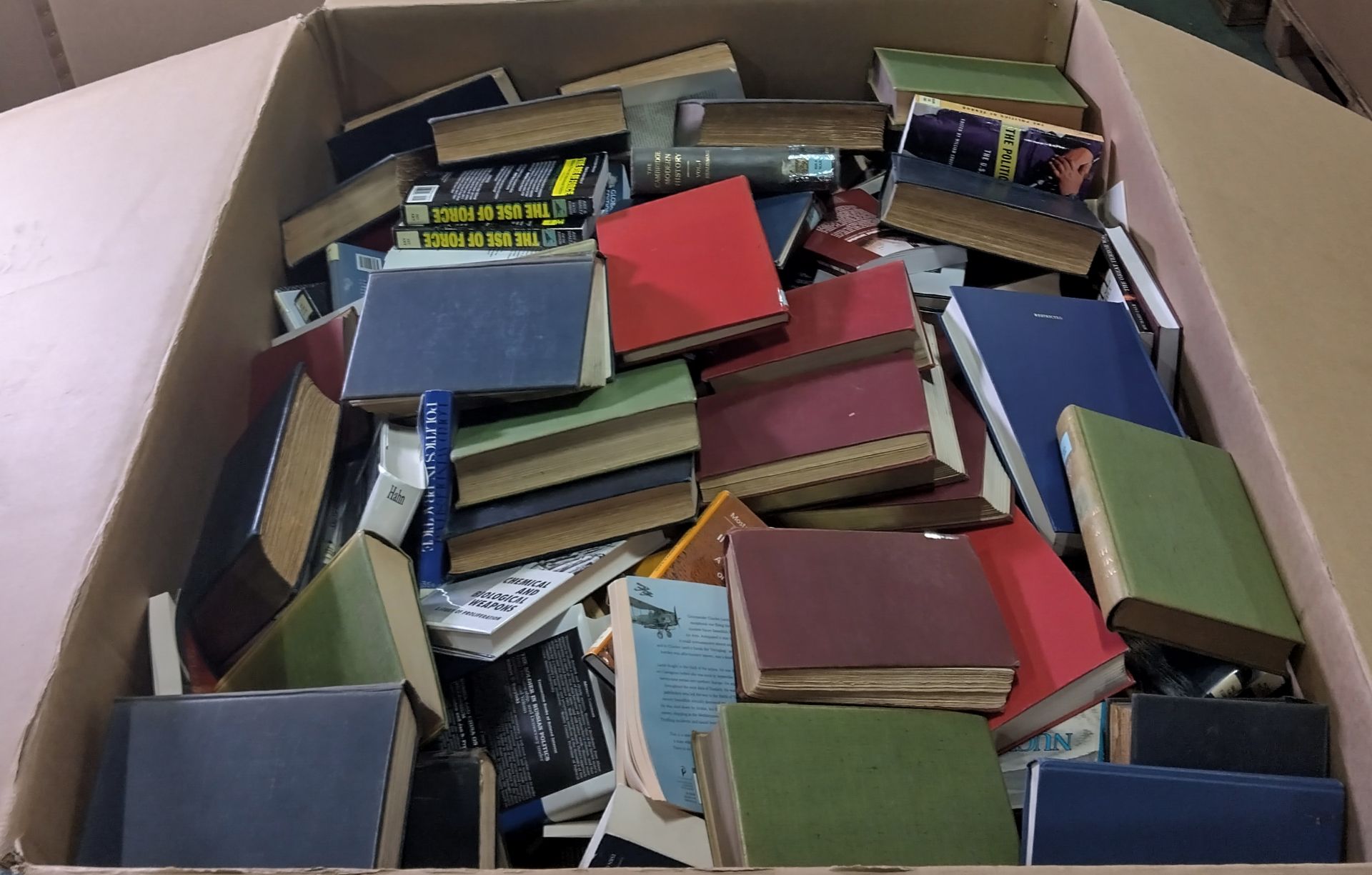 2x Pallet sized boxes of books - Fictional, Non-fictional, Military, mixed genre - Image 2 of 11
