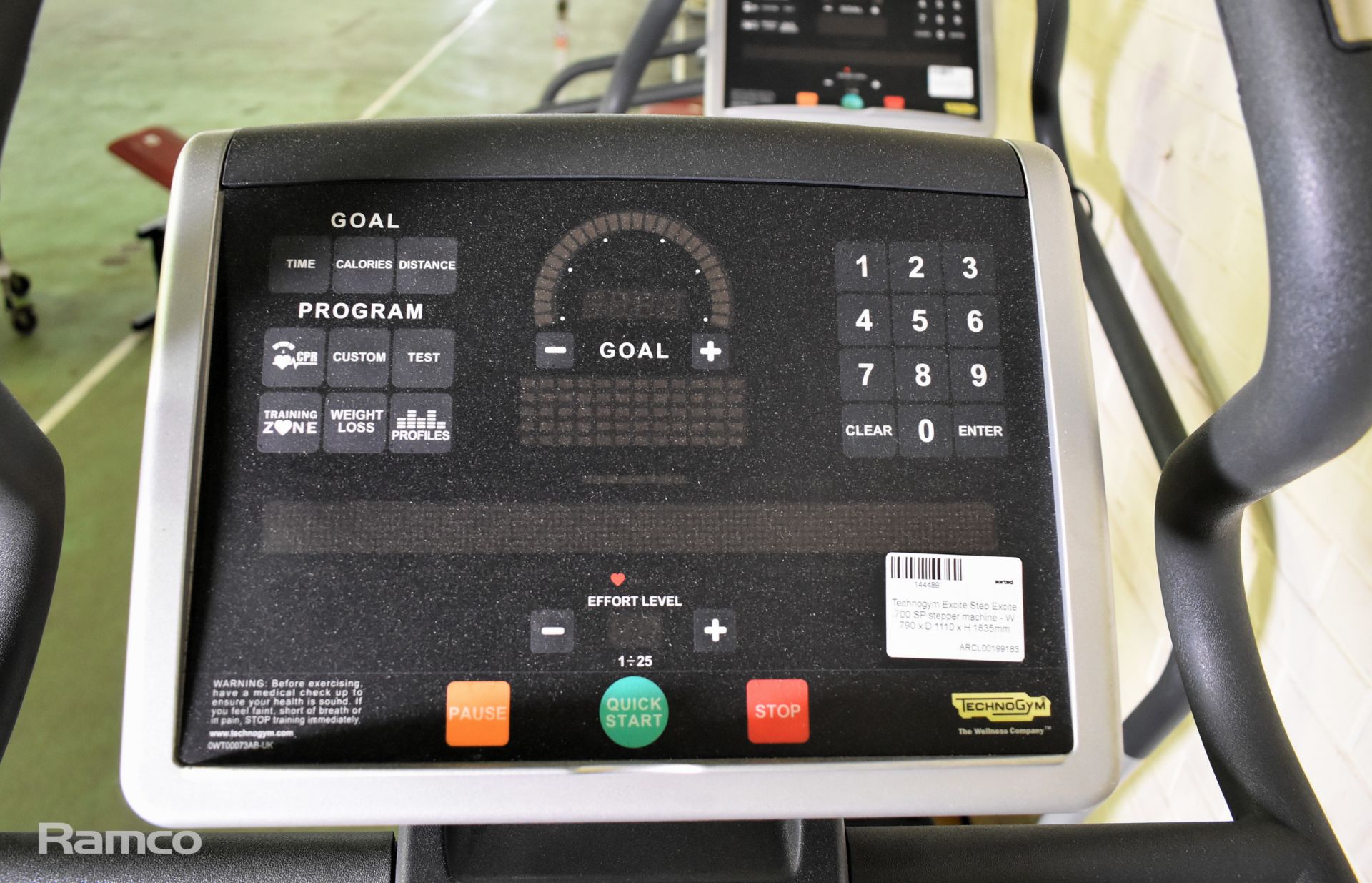 Technogym Excite Step Excite 700 SP stepper machine - W 790 x D 1110 x H 1835mm - Image 5 of 7