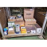 Workshop supplies and consumables - LED light retrofit kits, sanding belts, sanding blocks