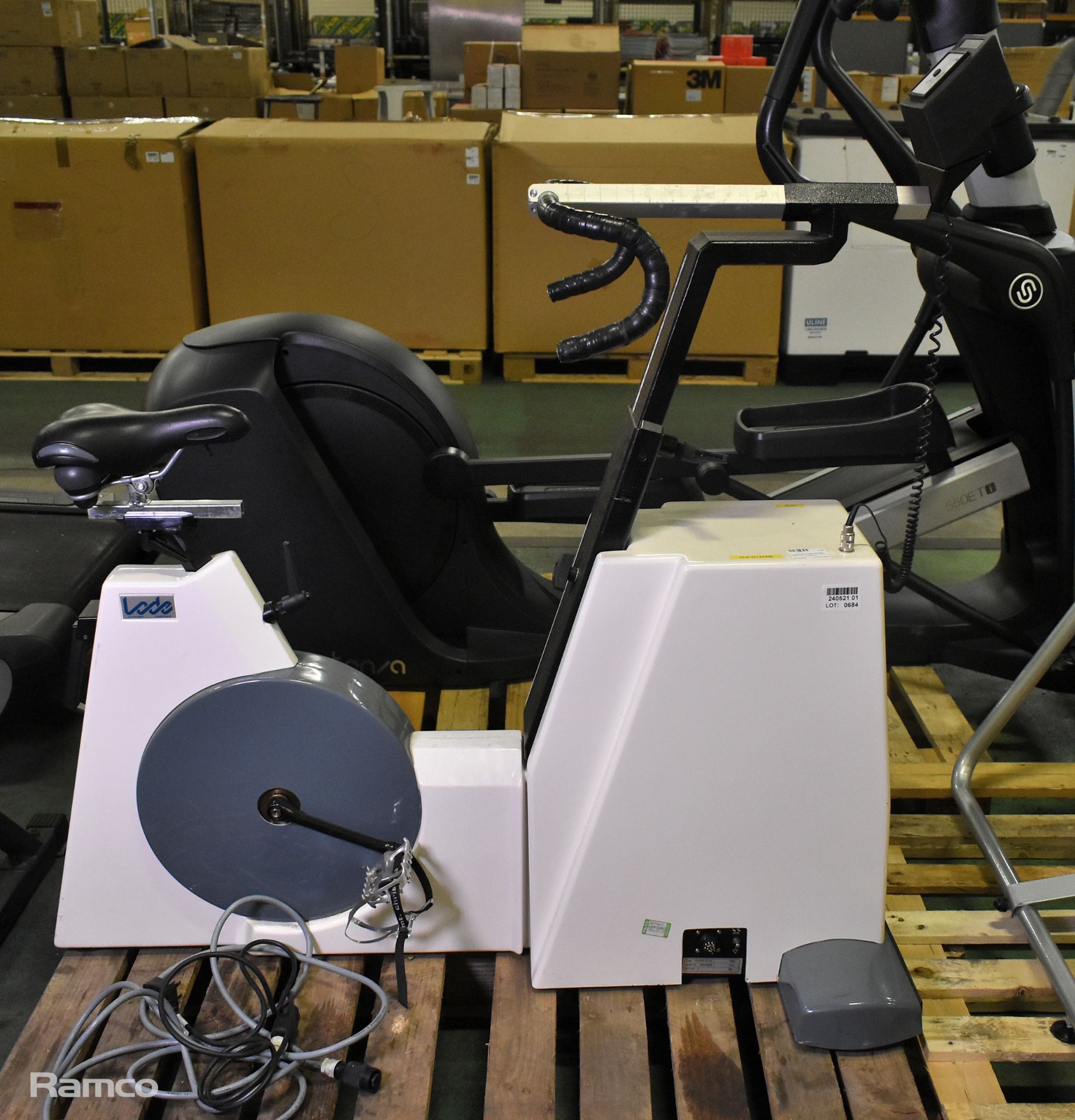 Lode sport exercise bike ergometer - L 1270 x W 600 x H 1280mm