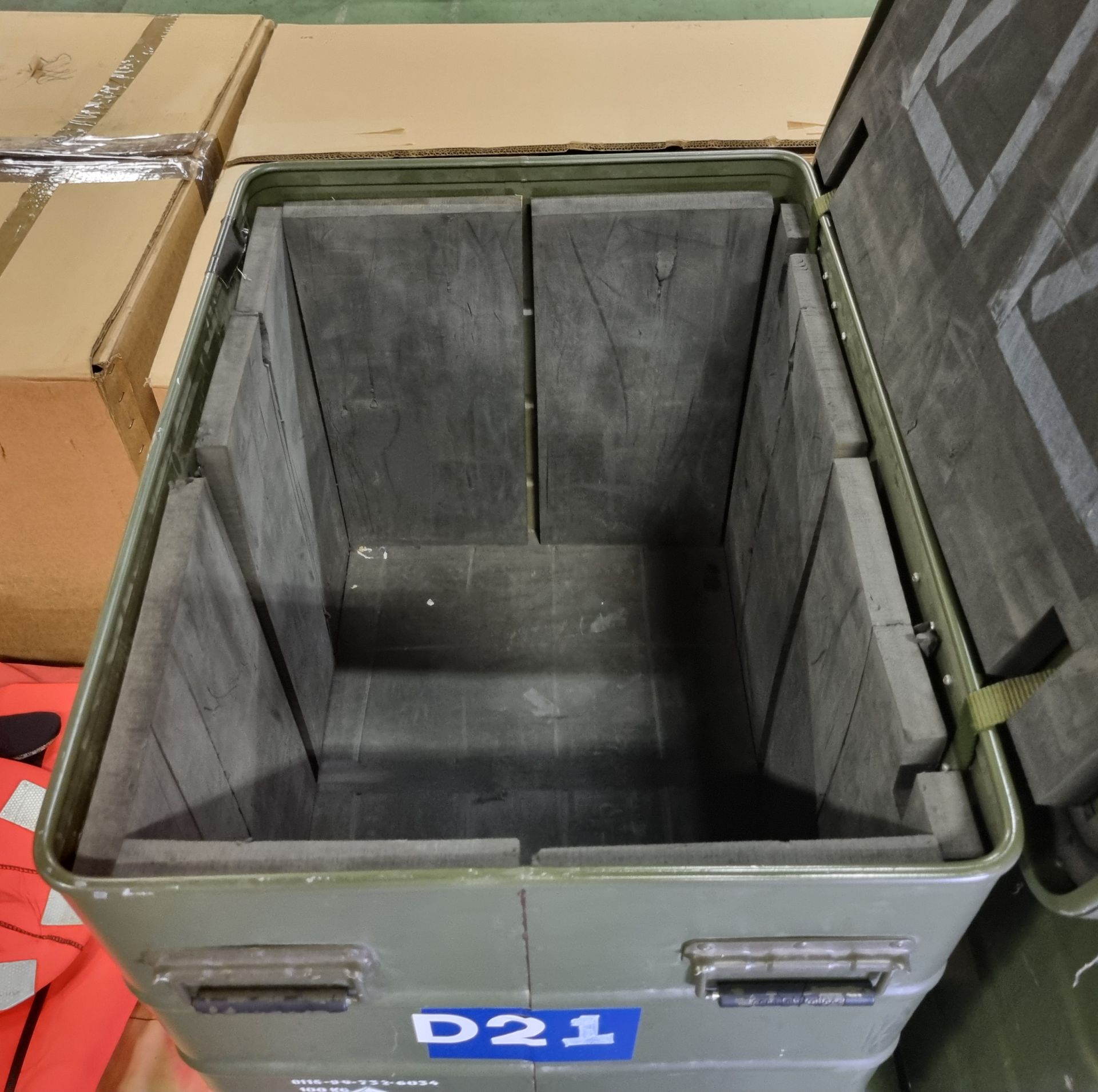 4x Aluminium storage containers - L 790 x W 590 x H 620mm - Image 5 of 5