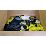 Pallet sized box of scrap textiles - weight 156kg