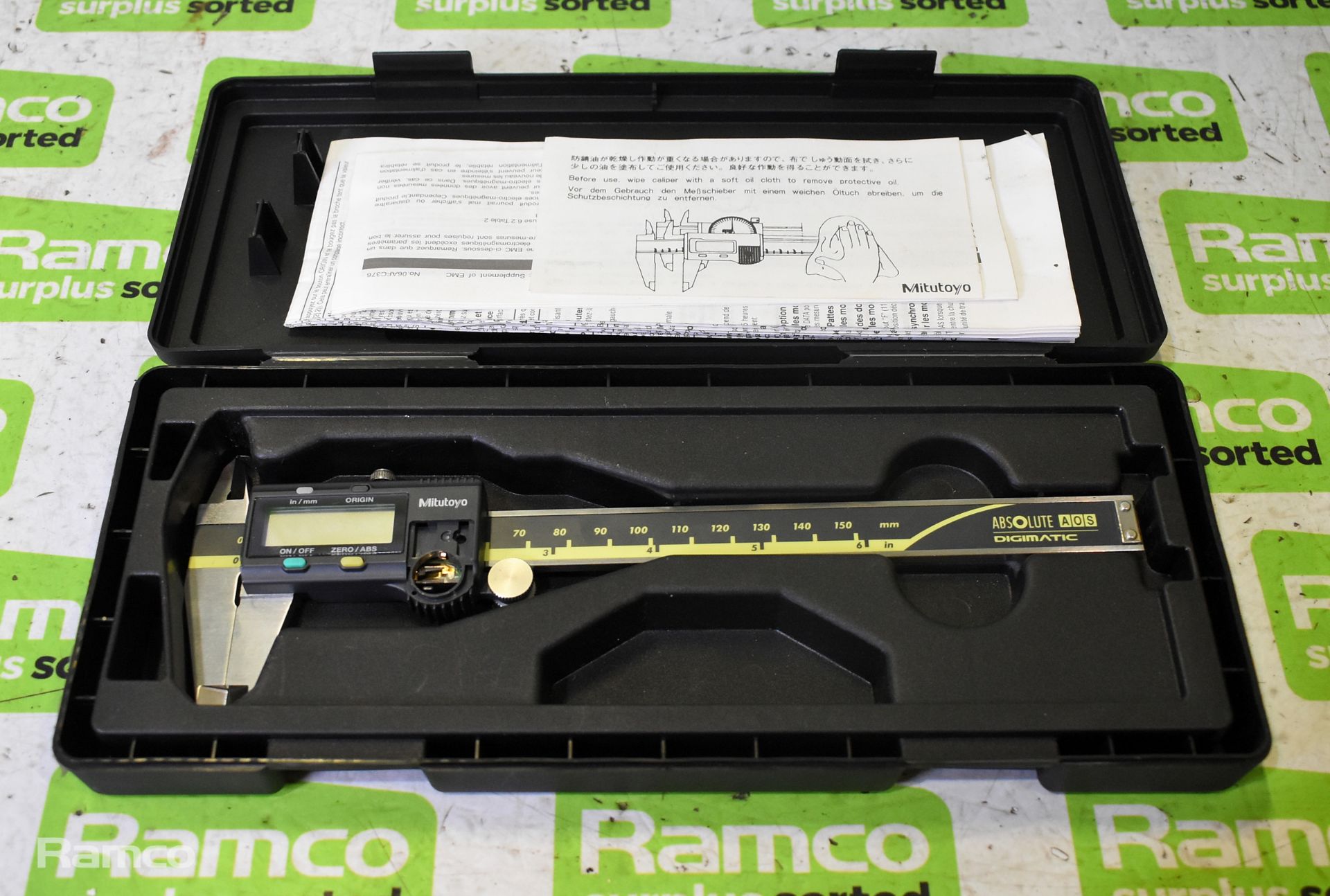 Mitutoyo CD-6 ASX 0-6/150MM stainless steel digital caliper