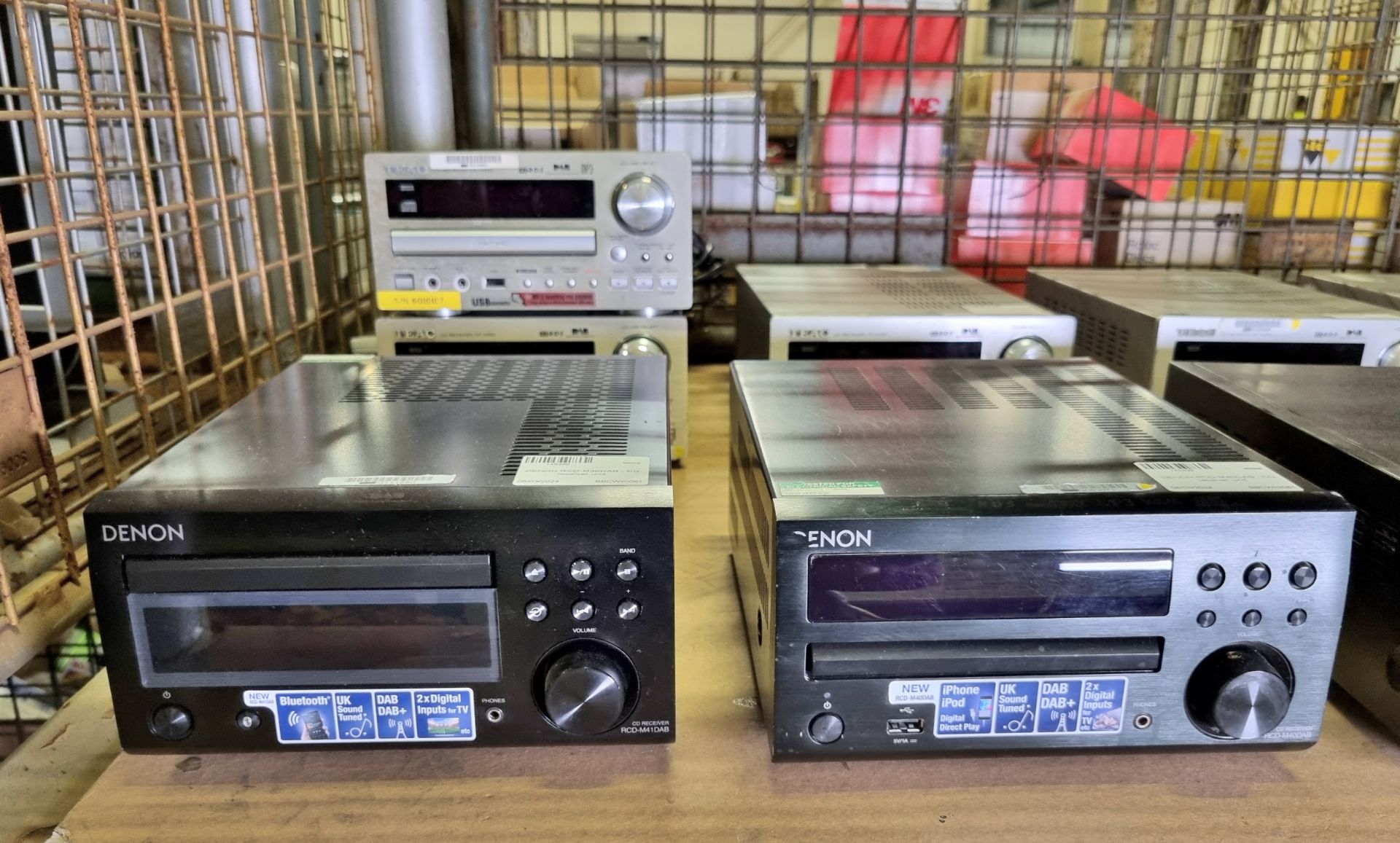 6x TEAC CR-H250 CD receiver units, 2x Denon RCD-M40DAB CD receiver units, TEAC CR-H248 CD receiver - Image 3 of 10
