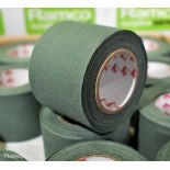 2x boxes of Scapa 3302 green adhesive cloth tape - 50mm x 10m - 96 rolls per box