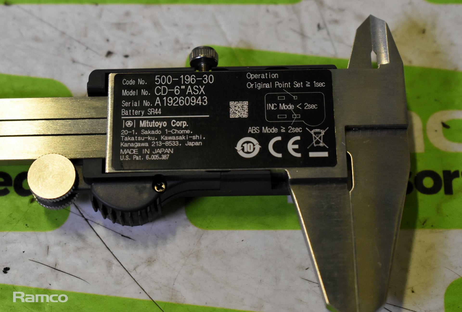 Mitutoyo CD-6in ASK digital caliper - 150mm (6 inch) - Image 4 of 5