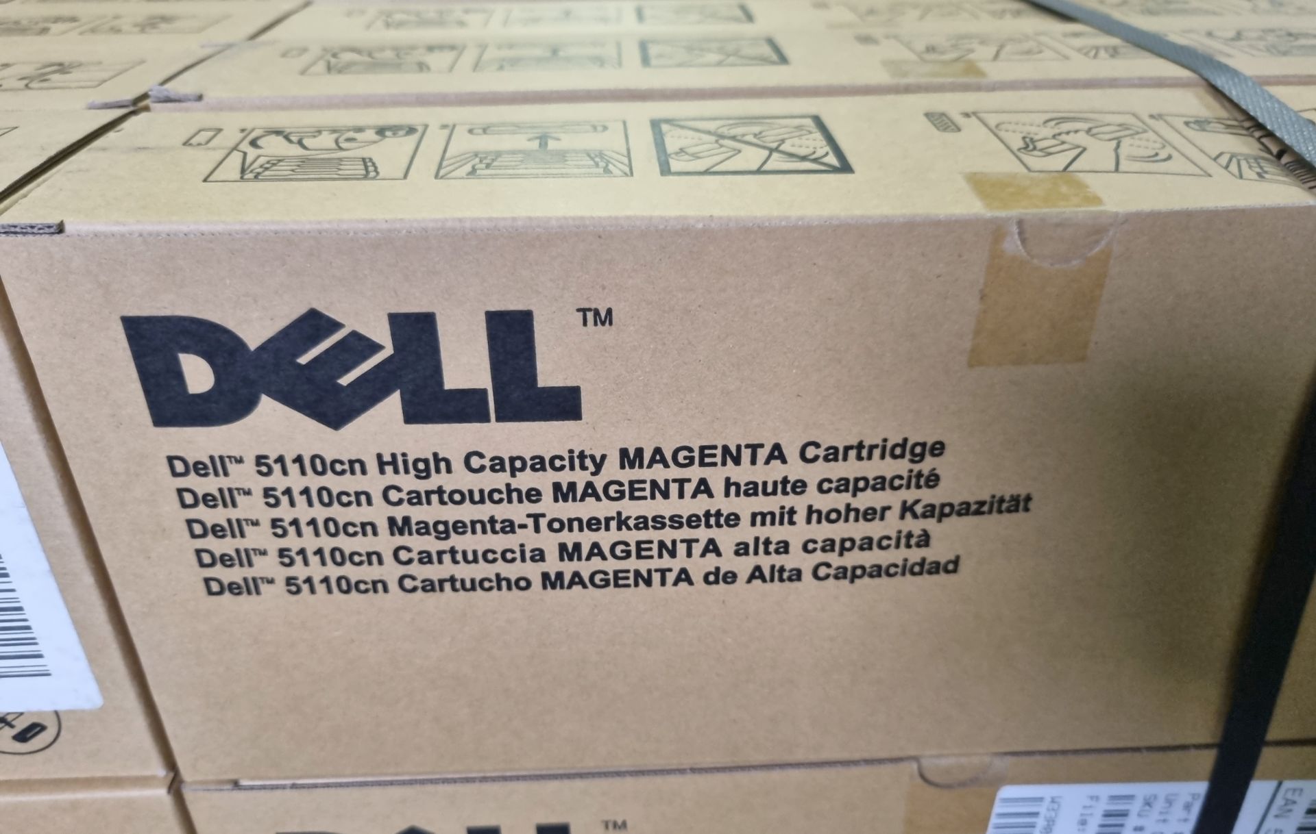 144x Dell 5110cn high capacity cartridges - black, yellow, magenta and cyan - Image 3 of 5