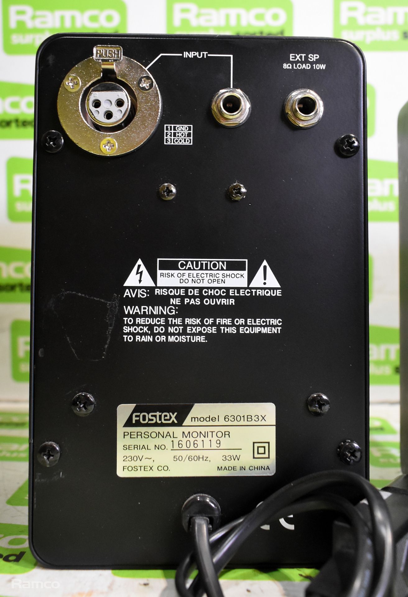 Fostex monitor speakers - full detail in description - Image 3 of 6