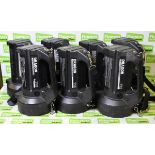 5x Dragon T12 12V portable searchlights with carrying straps & Dragon T12 50W portable searchlight