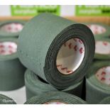 2x boxes of Scapa 3302 green adhesive cloth tape - 50mm x 10m - 96 rolls per box