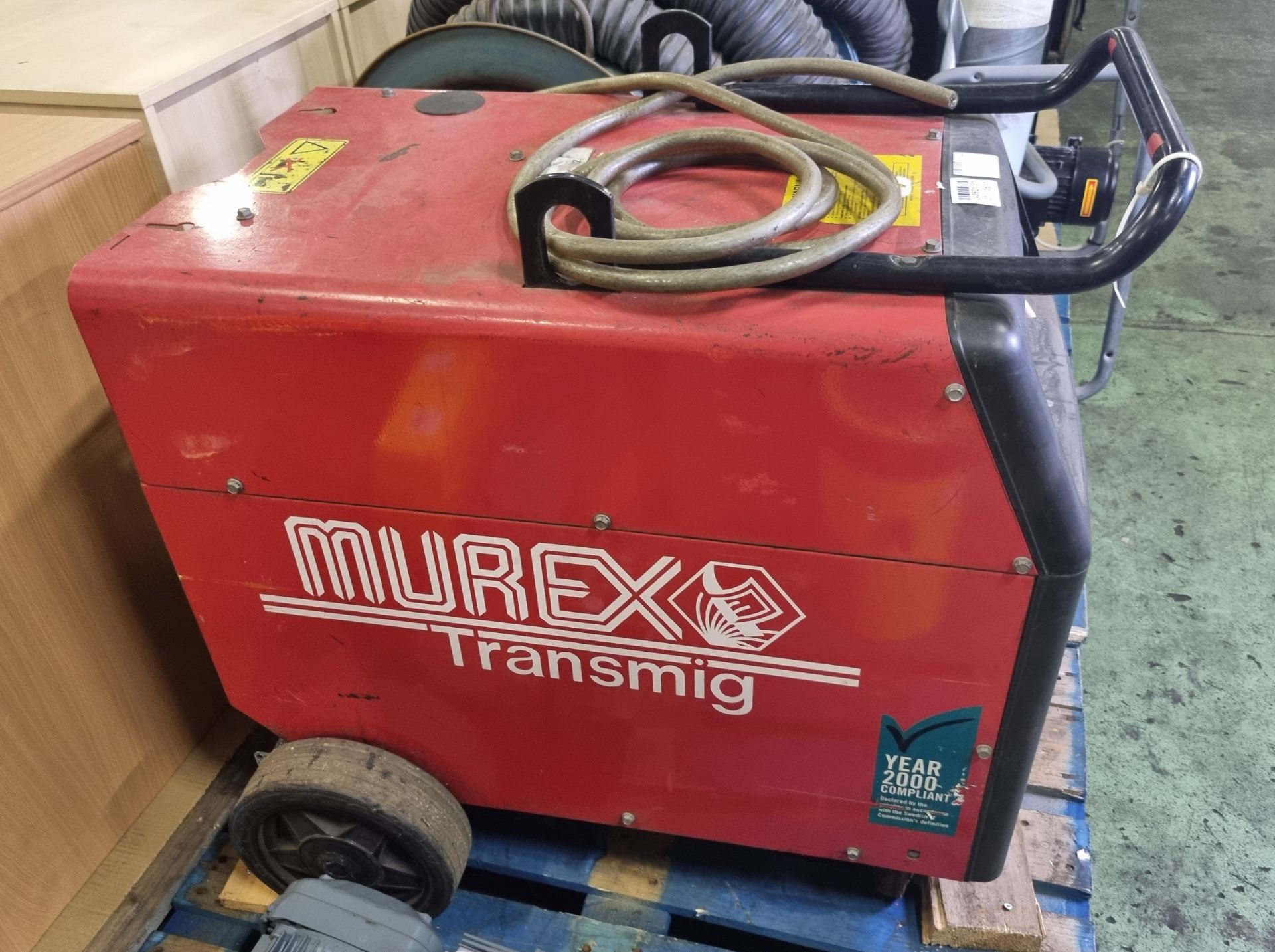 Murex Transmig 413 mobile 400A mig welder - Image 3 of 5