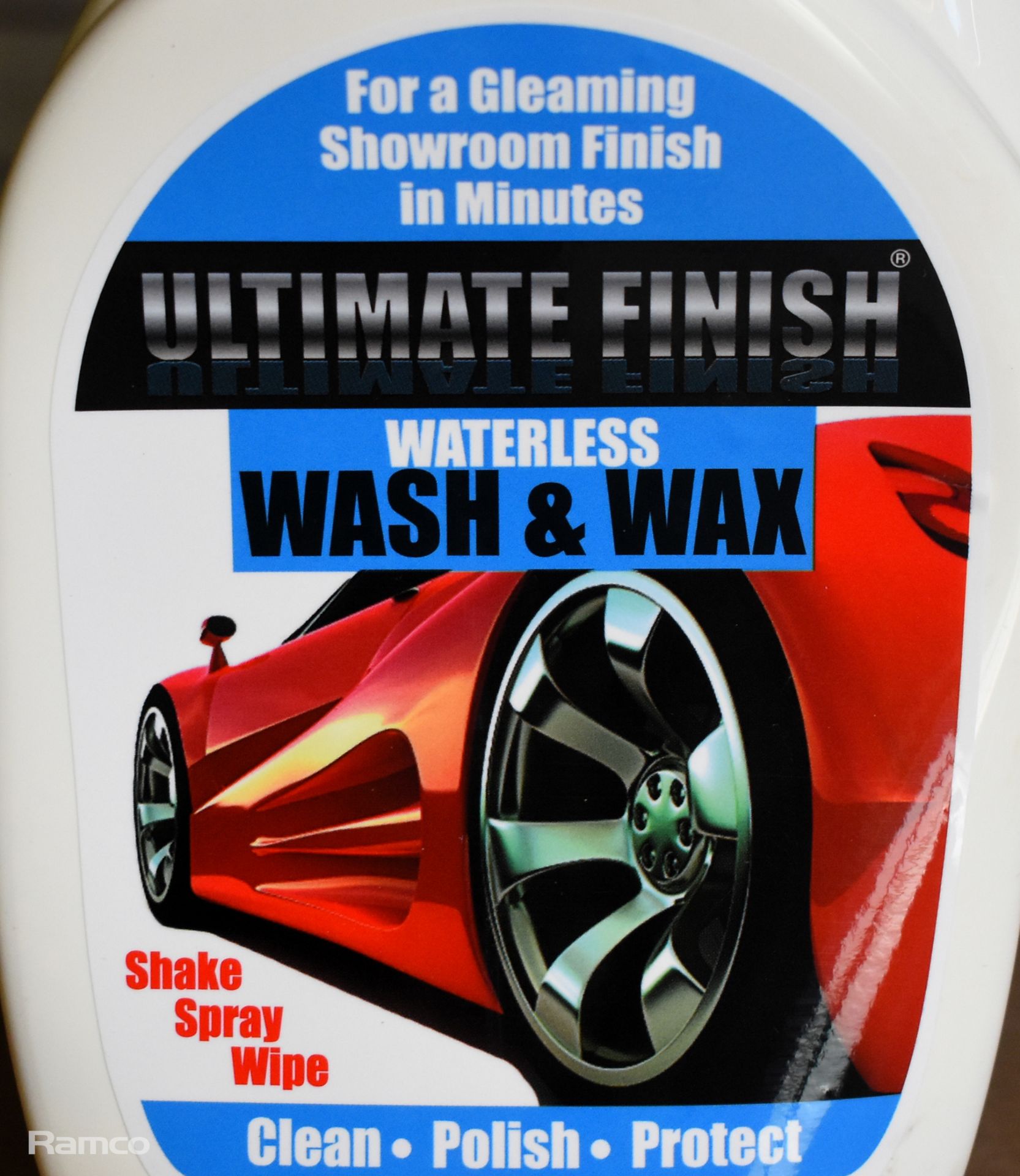 49x Ultimate Finish waterless wash & wax 4 packs (4x 750ml spray bottles & 4x microfibre cloths) - Image 5 of 5