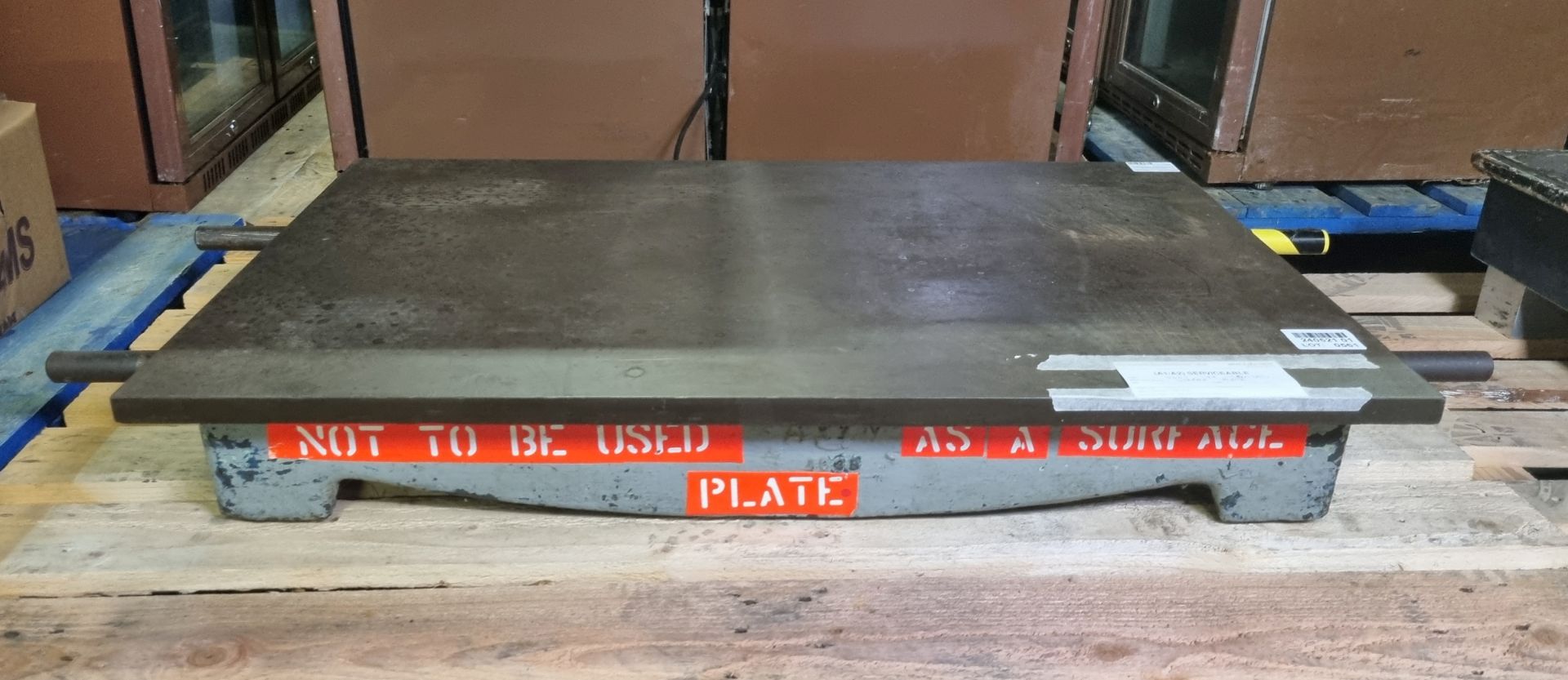 Steel surface plate - W 915 x D 610 x H 130mm