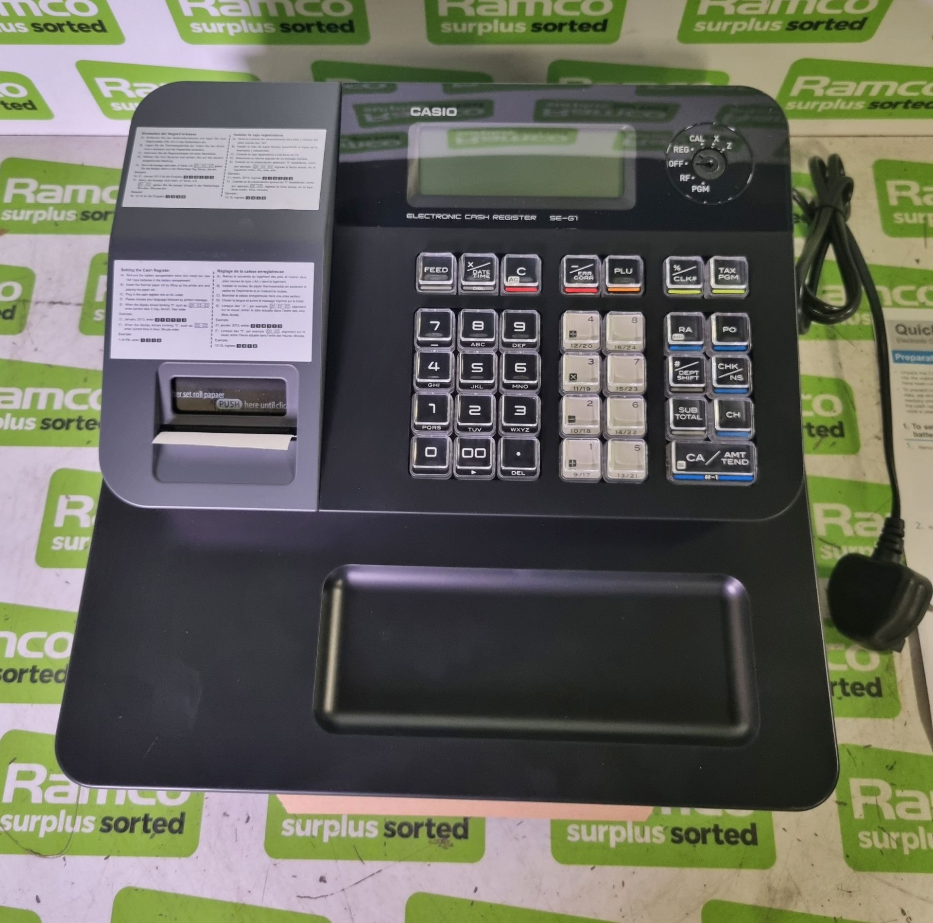 Casio SE-G1 electronic cash register - Image 3 of 5