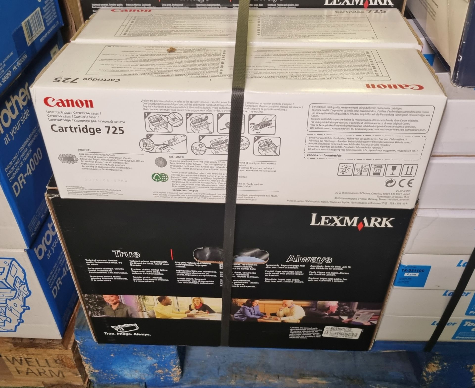 Printer toner cartridges - Epson, Brother, Lexmark, Canon and Office Depot - approx. 65 cartridges - Bild 5 aus 7