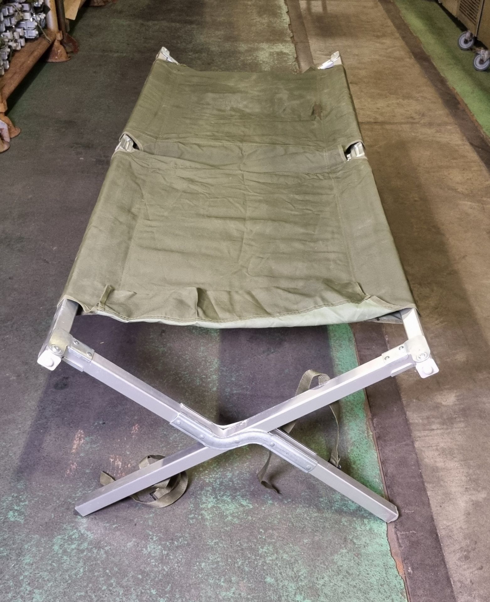 15x Folding field cots - L 1900 x W 700 x H 450mm - SPARES OR REPAIRS - Image 5 of 5