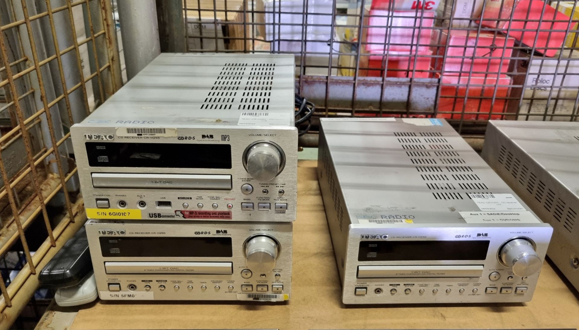 6x TEAC CR-H250 CD receiver units, 2x Denon RCD-M40DAB CD receiver units, TEAC CR-H248 CD receiver - Image 8 of 10