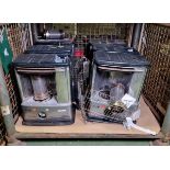 6x Vibro R 15 TC paraffin heaters - SPARES OR REPAIRS