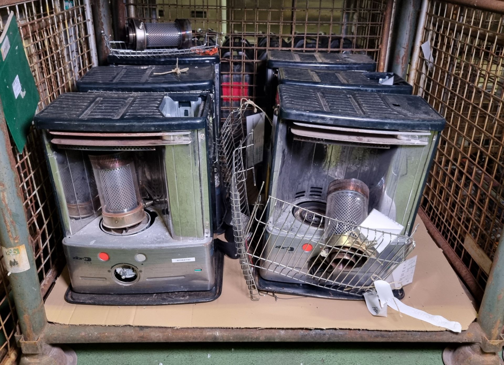 6x Vibro R 15 TC paraffin heaters - SPARES OR REPAIRS