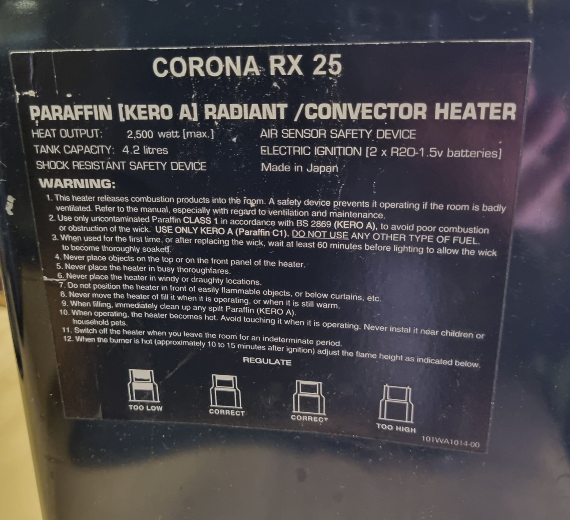 Various paraffin heaters - full details in description - Bild 6 aus 6