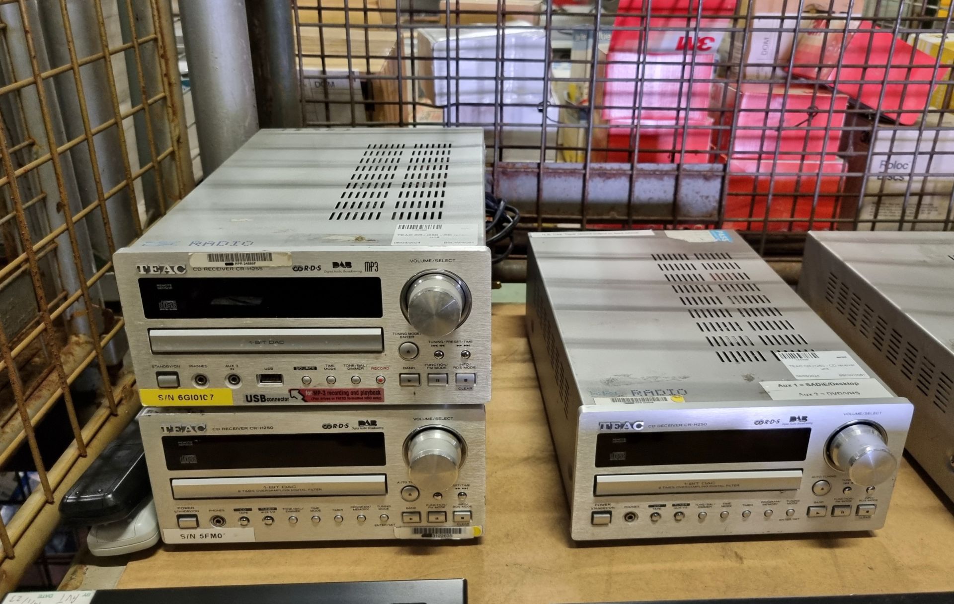 6x TEAC CR-H250 CD receiver units, 2x Denon RCD-M40DAB CD receiver units, TEAC CR-H248 CD receiver - Image 4 of 10