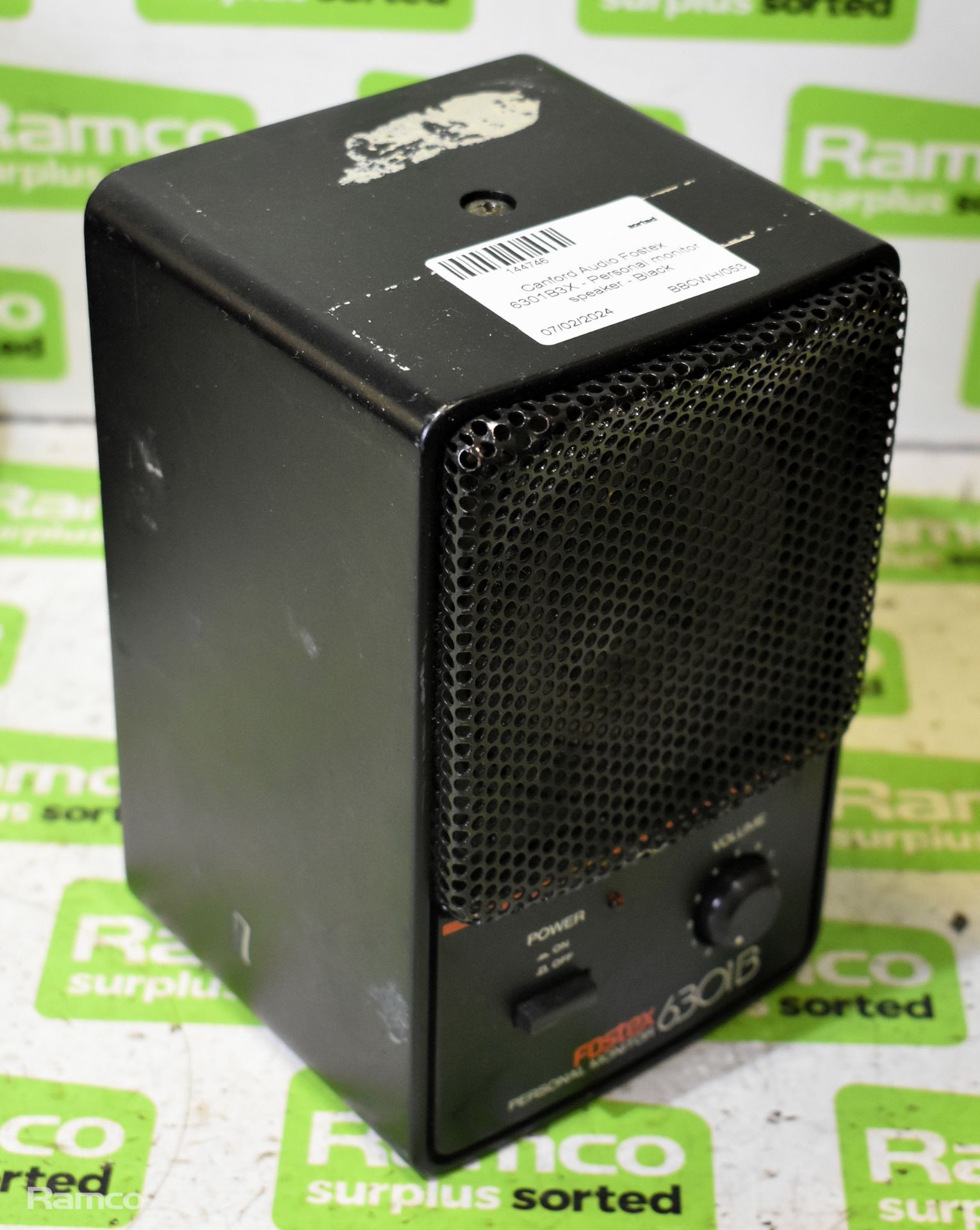 2x Canford Audio Fostex 6301B3X personal monitor speakers - Black - Bild 4 aus 5