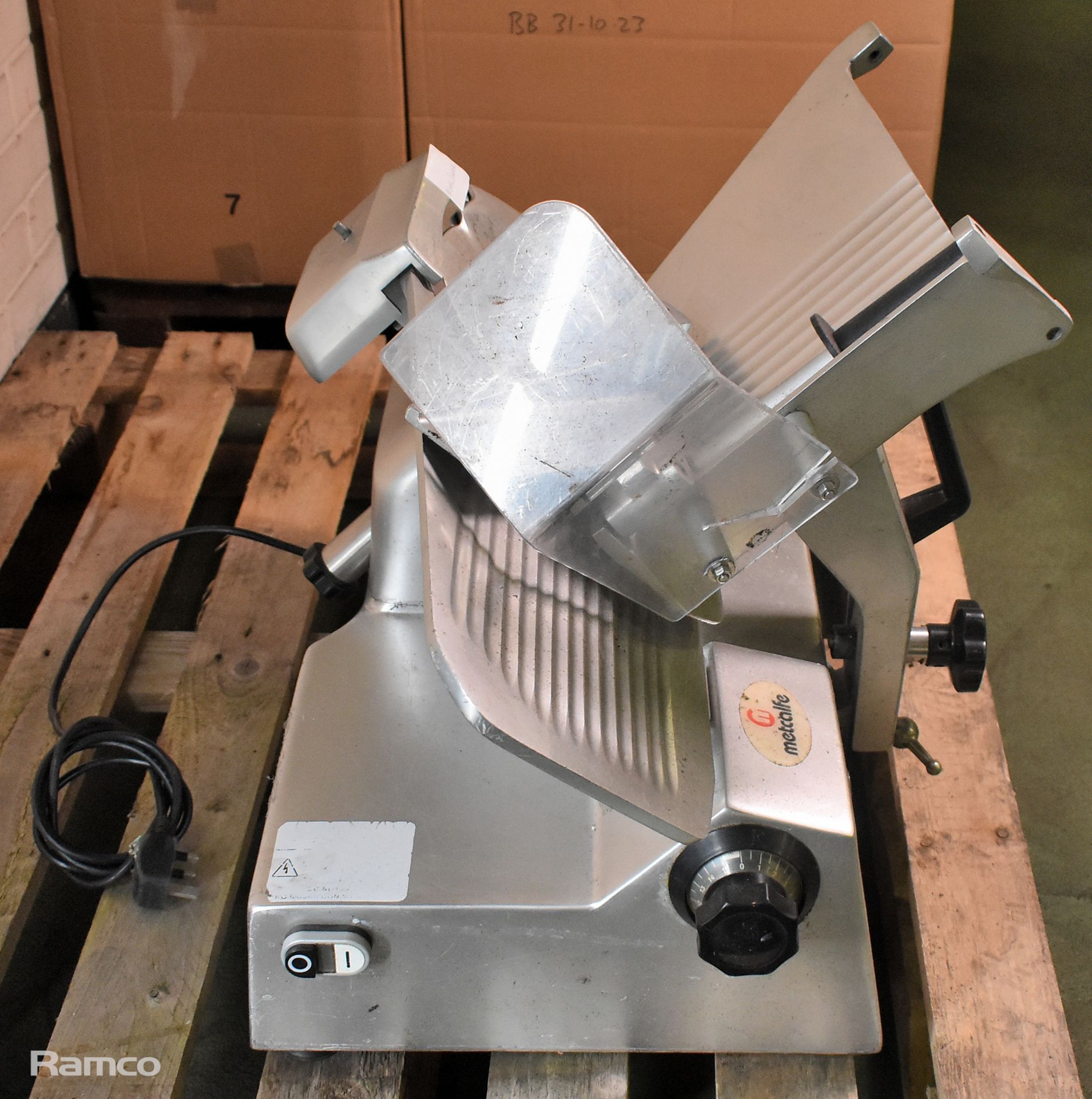 Metcalfe Electric Food slicer - 230V - W 730 x D 490 x H 550mm - Bild 7 aus 8