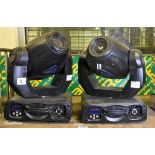 2x Acme iMove IM250S moving head profile spots - L428 x W 371 x H 466mm - POWER CABLES HAVE BEEN CUT