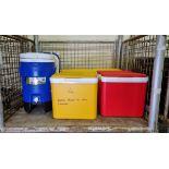 Plastic food/drinks cool box containers & 5 gallon drinking water dispensers