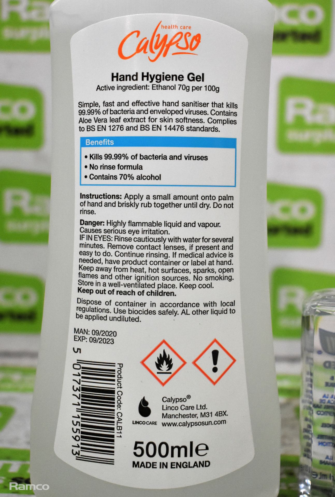 23 boxes of Hand sanitizing/Hygienic gel - Expired - mixed bottle sizes - Image 6 of 7