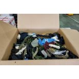 Pallet sized box of scrap textiles - weight 159kg