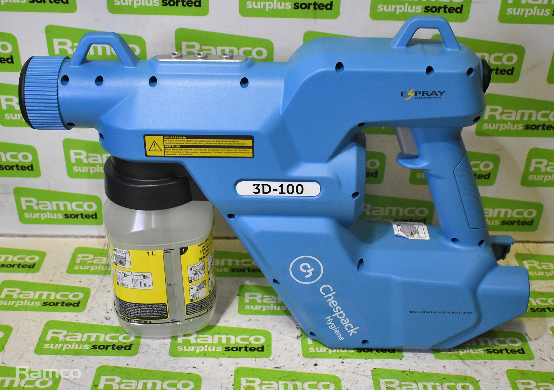 FIMAP E-Spray electrostatic hygienization industrial disinfection gun spray kit - Image 4 of 8