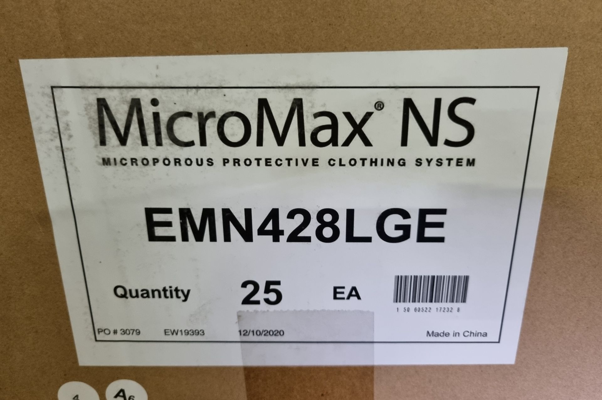 11x boxes of Lakeland MicroMax NS protective clothing coveralls with hood - 25 units per box - Image 2 of 6