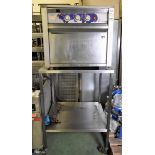 Merrychef Mealstream RD501 stainless steel combination oven on stainless steel table