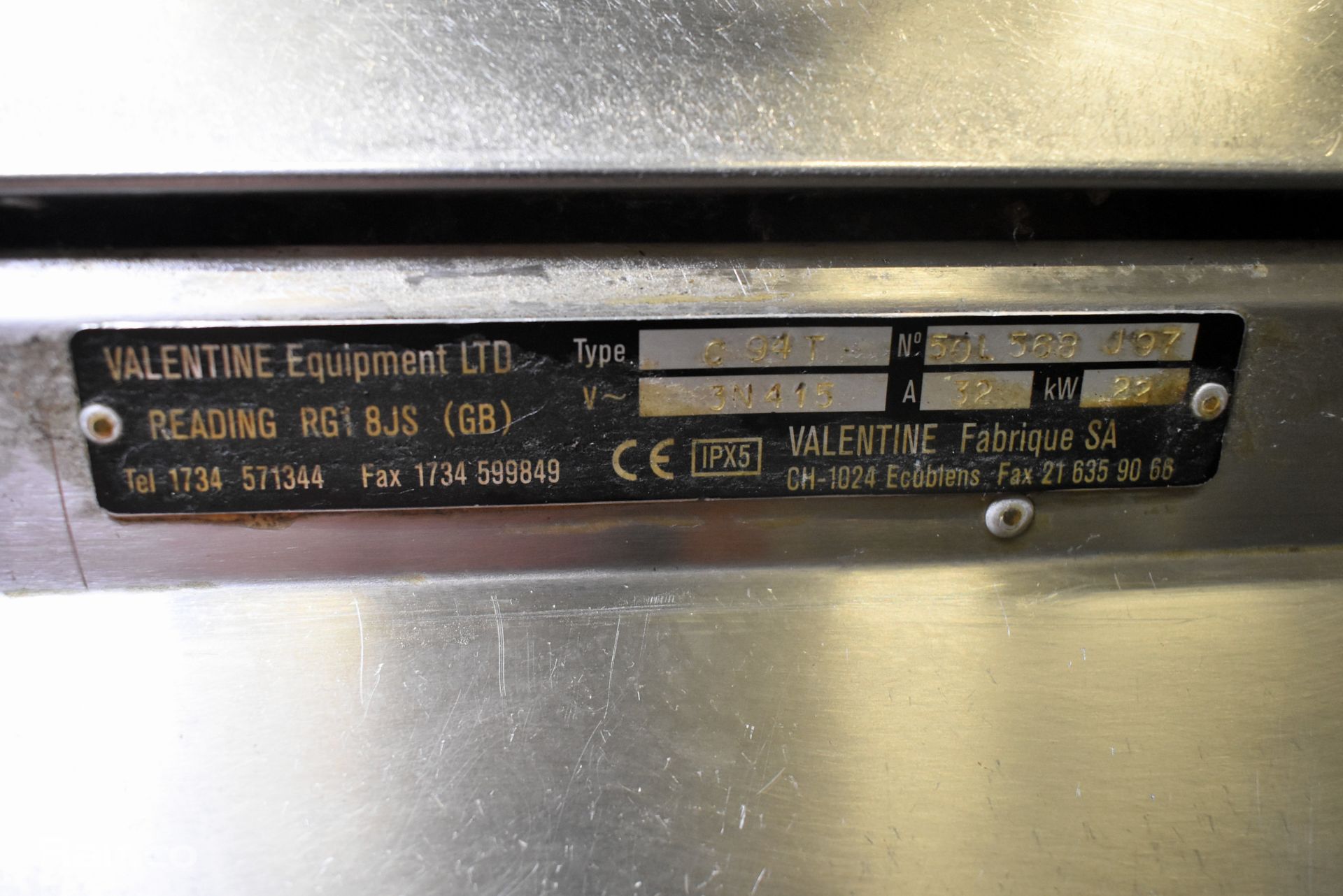 Valentine Equipment C94T stainless steel single tank electric fryer - W 400 x D 600 x H 850mm - Image 4 of 8