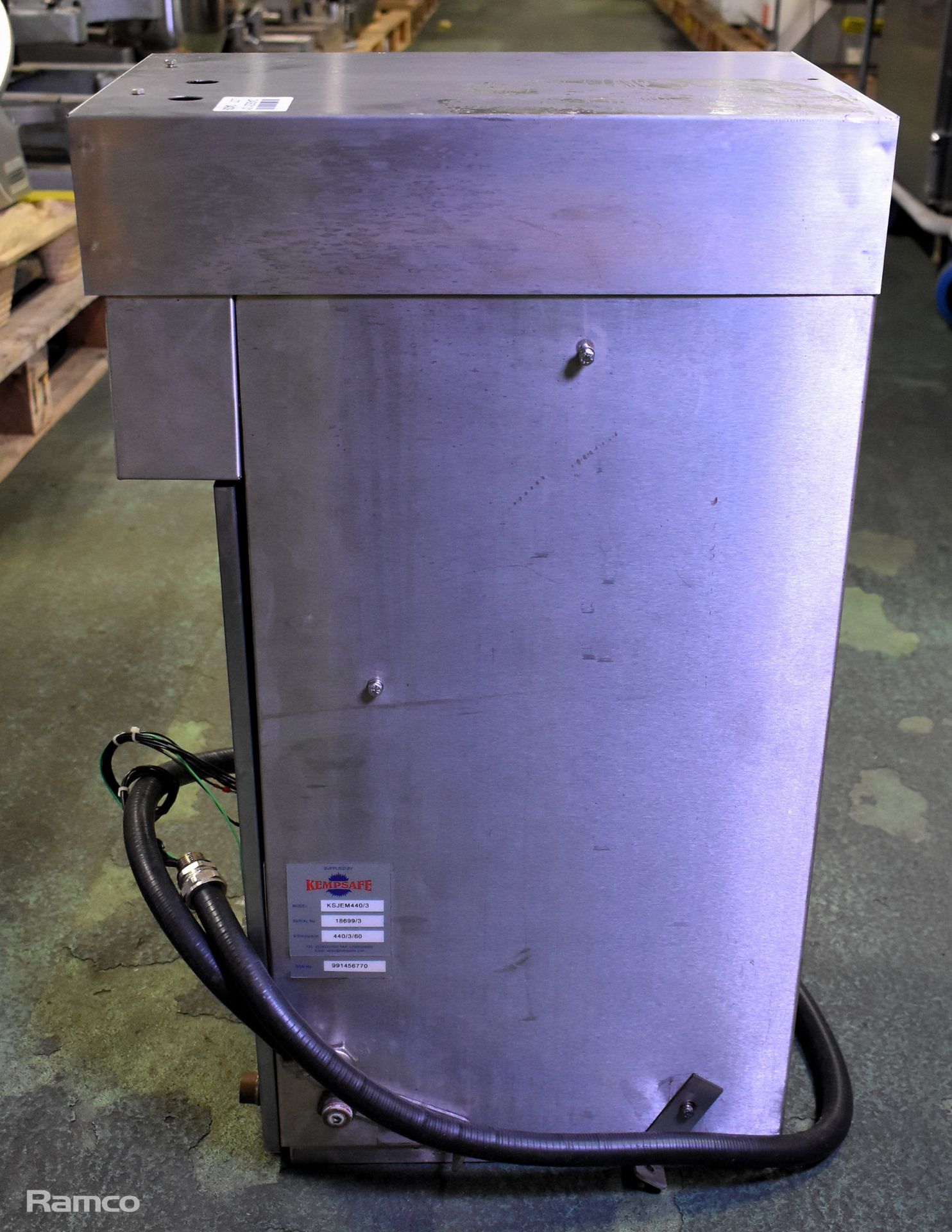 Kempsafe KSJEM440/3 stainless steel continuous water boiler/heater - Missing tap - 440V - 3ph - 60Hz - Image 3 of 4
