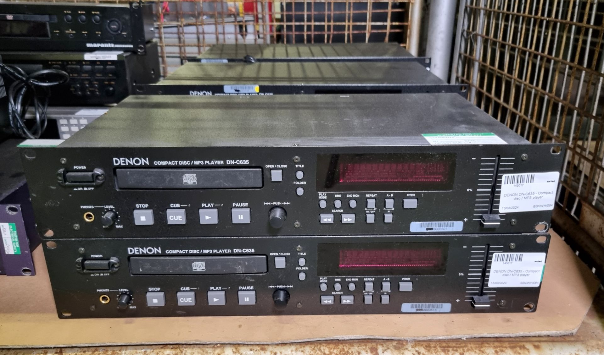 Various audio equipment - Denon, Studer - full details in description - Image 3 of 5