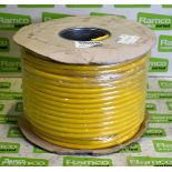 1x Roll of 2.5mm yellow flex cable - 100m approx.