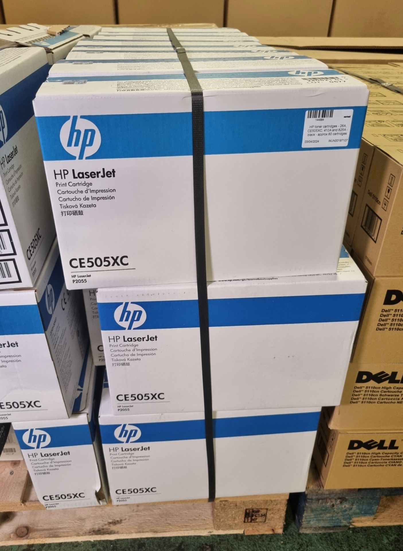 HP toner cartridges - 26A, CE505XC, 410A and 825A - black - approx. 80 cartridges - Image 5 of 6