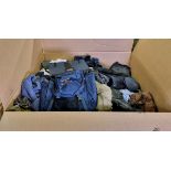 Pallet sized box of scrap textiles - weight 135.5kg